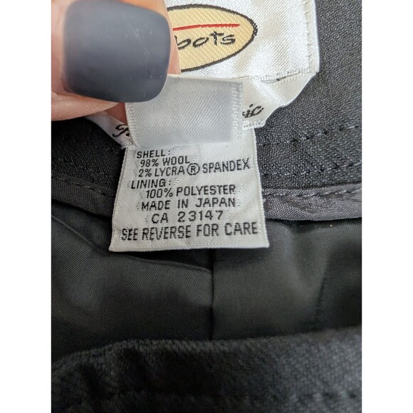Talbots Trousers Dress Pants Stretch Womens Wool Blend Sz 10 Career Office Lined - Picture 5 of 14
